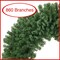 Casafield Green Fir Artificial Christmas Wreath for Front Door, Window or Mantel, Indoor/Outdoor Holiday Decor, 48 Inches